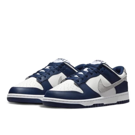 Nike Dunk Low Summit White Midnight Navy 4 Nike Dunk Low Summit White Midnight Navy – Image 2