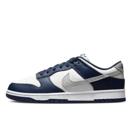 Nike Dunk Low Summit White Midnight Navy 3 Nike Dunk Low Summit White Midnight Navy