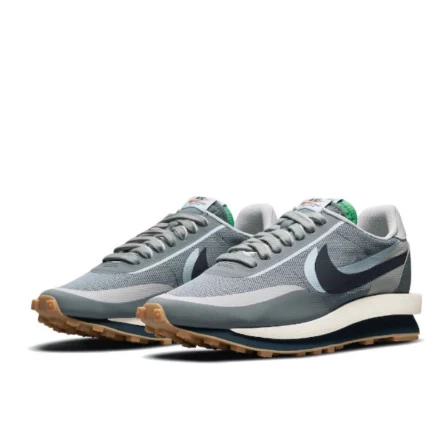 Nike LD Waffle Sacai Clot Cool Grey 4 Nike LD Waffle Sacai Clot Cool Grey – Image 2