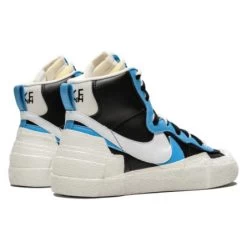 Nike Sacai Blazer High White Black Legend Blue -Urban Sneaker Soldes nike sacai blazer high white black legend blue 2