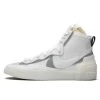 Nike Sacai Blazer High White Grey 2 Nike Sacai Blazer High White Grey -Urban Sneaker Soldes nike sacai blazer high white grey