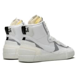 Nike Sacai Blazer High White Grey -Urban Sneaker Soldes nike sacai blazer high white grey 2