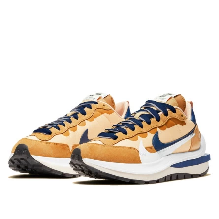 Nike Sacai Vaporwaffle Tan Blue Sesame 4 Nike Sacai Vaporwaffle Tan Blue Sesame â Image 2