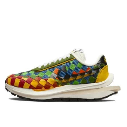 Nike Vaporwaffle Woven Sacai Jean Paul Gaultier Green Gusto 3 Nike Vaporwaffle Woven Sacai Jean Paul Gaultier Green Gusto