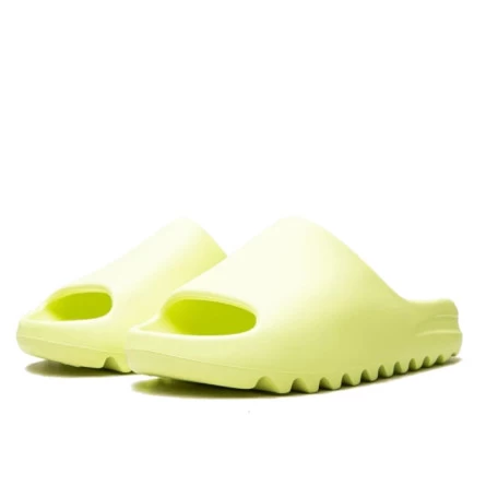 Yeezy Slide Glow Green (Restock Pair 2022) 4 Yeezy Slide Glow Green (Restock Pair 2022) – Image 2